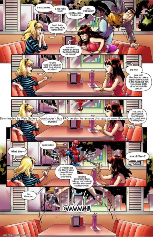 Free porn pics of Spiderman Comic - Valentines Day 4 of 10 pics