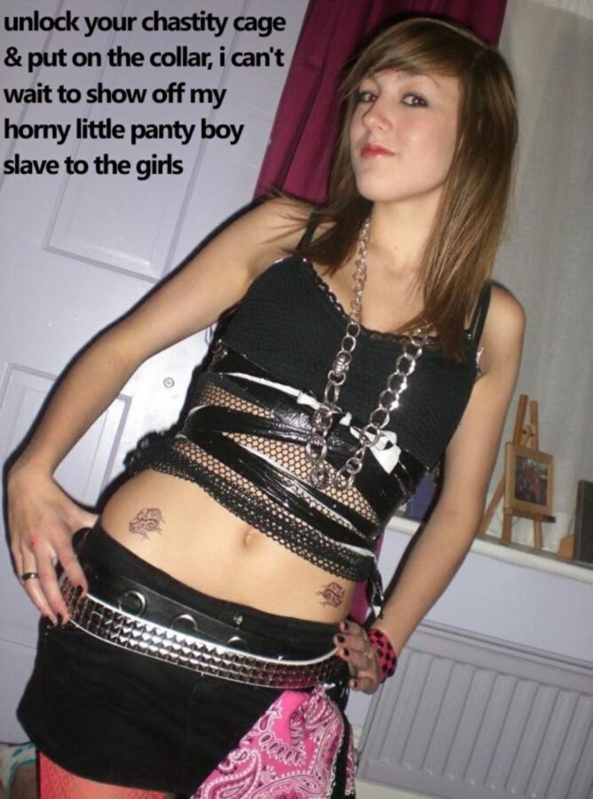 Free porn pics of femdom slave for emo|goth princess 15 of 20 pics