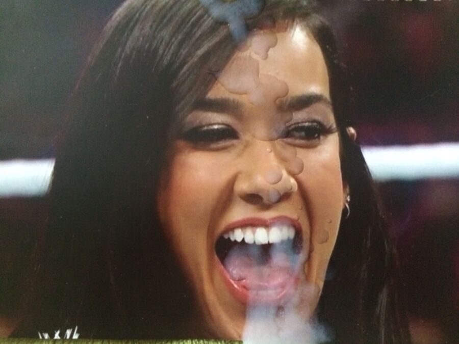 Free porn pics of AJ Lee Cum Tributes 9 of 10 pics