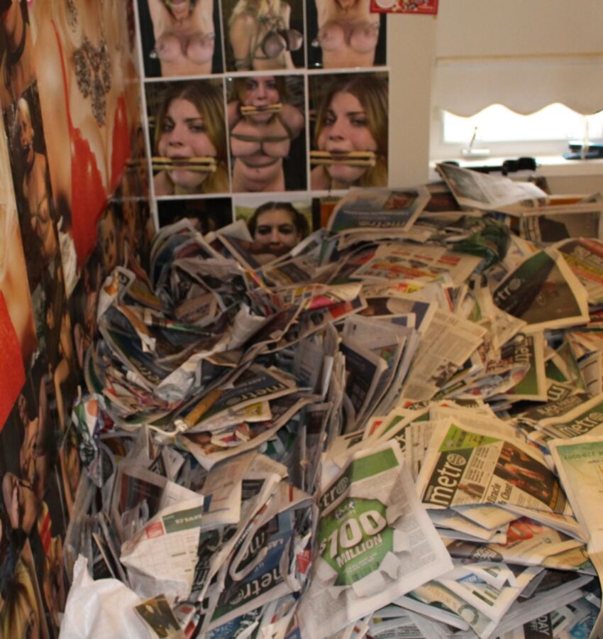 Free porn pics of Buried Under A LOT of Newspaper 11 of 12 pics