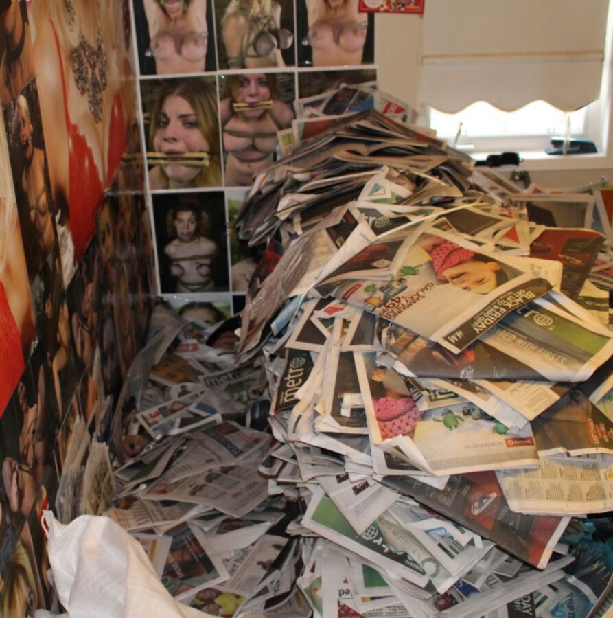 Free porn pics of Buried Under A LOT of Newspaper 10 of 12 pics