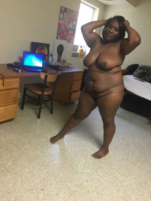 Free porn pics of Black BBW Nude and Barefoot  4 of 9 pics