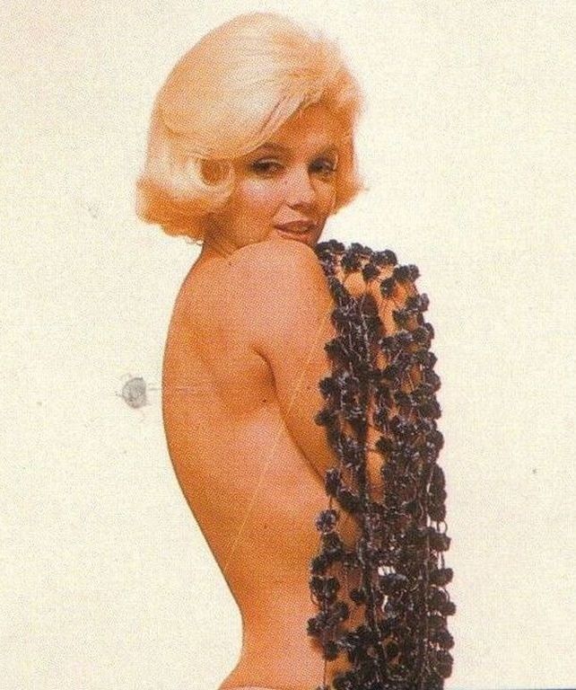 Free porn pics of Marilyn Monroe Nude in Dotted Scarf 8 of 62 pics