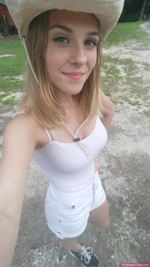 Free porn pics of Amateur Cute Blonde Teen 10 of 41 pics