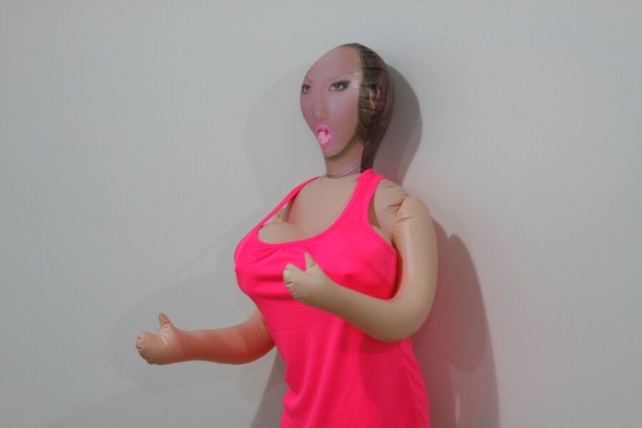 Free porn pics of Big tit inflatable doll in pink. 8 of 75 pics