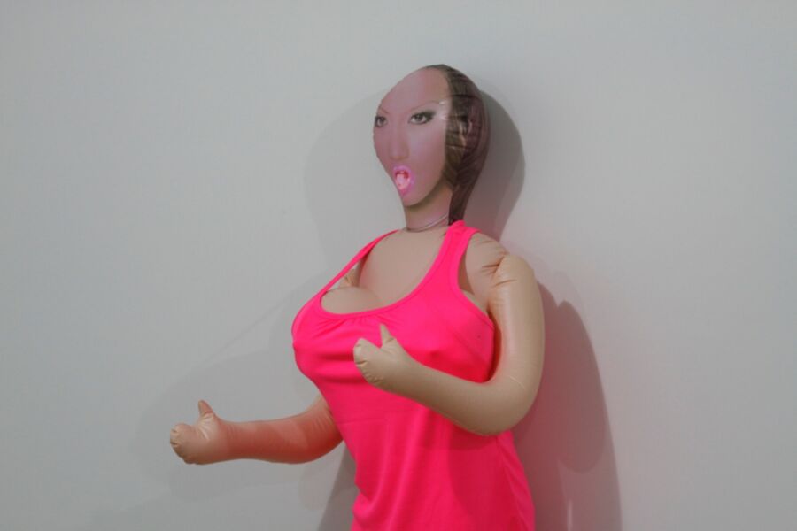 Free porn pics of Big tit inflatable doll in pink. 9 of 75 pics