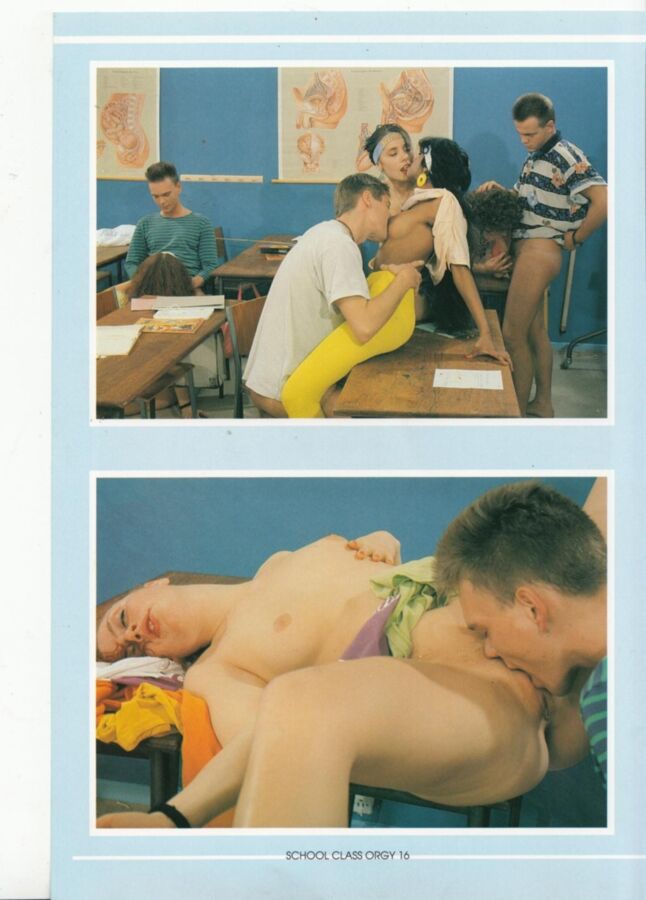 Free porn pics of School Class Orgy 16 of 65 pics