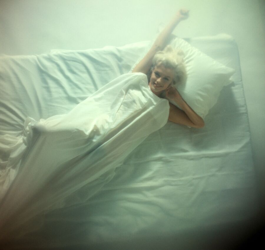 Free porn pics of Marilyn Monroe Nude Wrapped in White Bed Sheets 7 of 94 pics