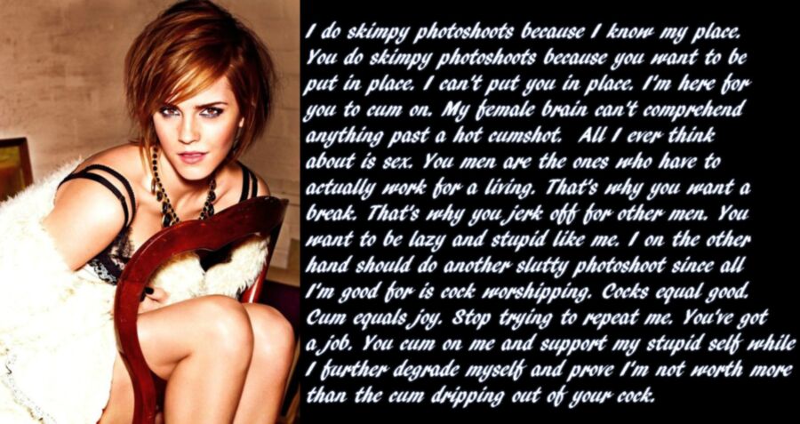 Free porn pics of Emma Watson Femdom Truths Bi Captions 2 of 4 pics
