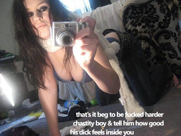 Free porn pics of femdom - cuckold chastity bi humiliation 19 of 28 pics