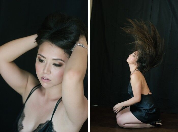 Free porn pics of Boudoir - asian in bridal boudoir shoot 24 of 29 pics
