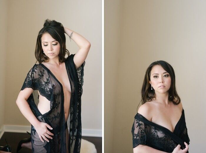 Free porn pics of Boudoir - asian in bridal boudoir shoot 13 of 29 pics