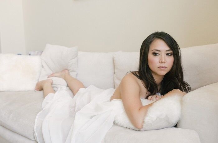 Free porn pics of Boudoir - asian in bridal boudoir shoot 19 of 29 pics