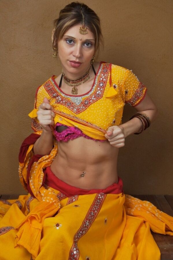 Free porn pics of SMALL BOOBED TEEN IN INDIAN POSTURE 8 of 14 pics