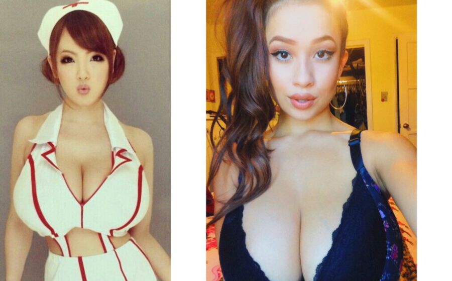 Free porn pics of Battle of The Titty Goddesses - Hitomi Tanaka vs ohgeelizzyp 9 of 11 pics