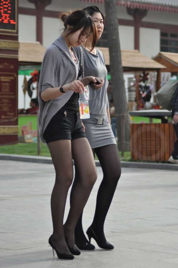 Free porn pics of Candid Chinese Girls in Pantyhose 7 of 35 pics