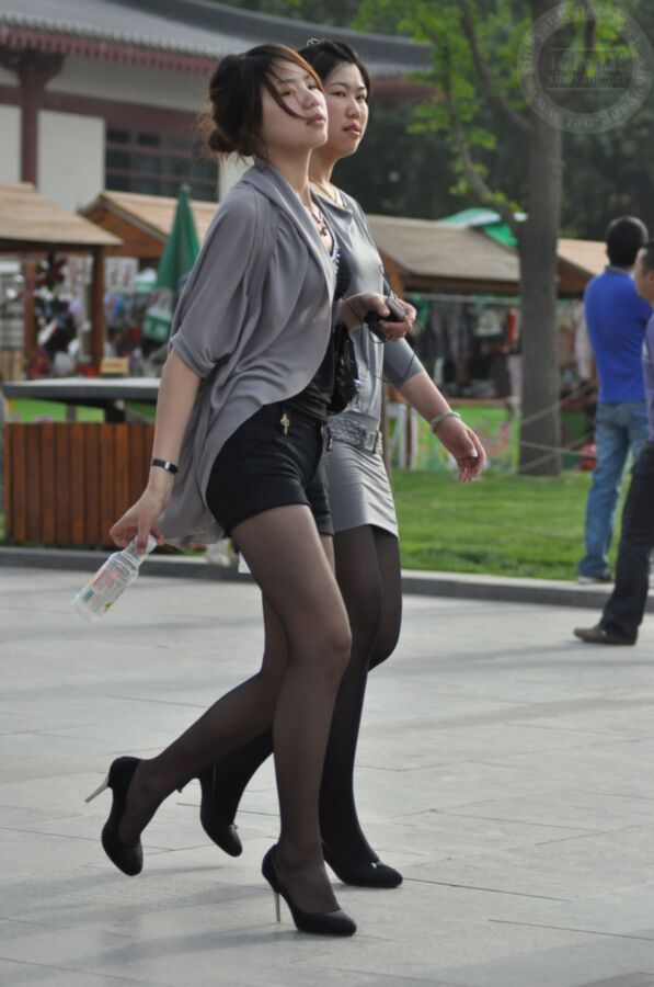 Free porn pics of Candid Chinese Girls in Pantyhose 9 of 35 pics