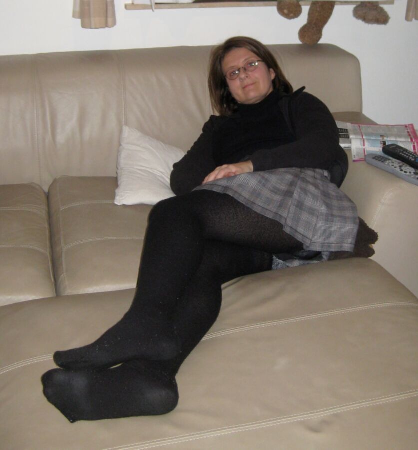 Free porn pics of Granny in Opaque Pantyhose 1 of 6 pics