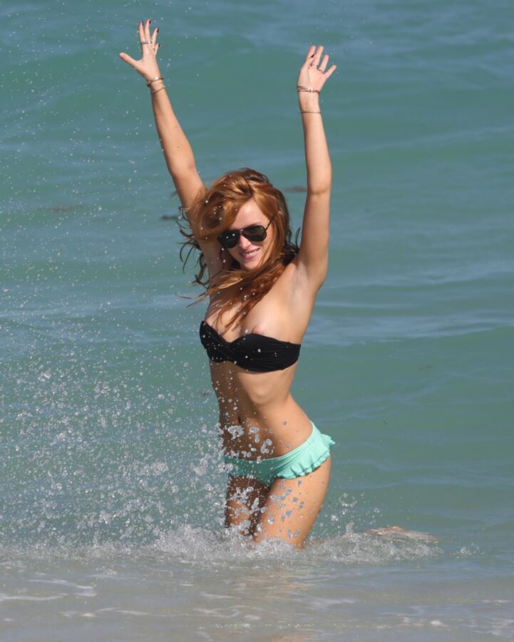 Free porn pics of Bella Thorne Falling Out of Her Tiny Bikini 12 of 43 pics