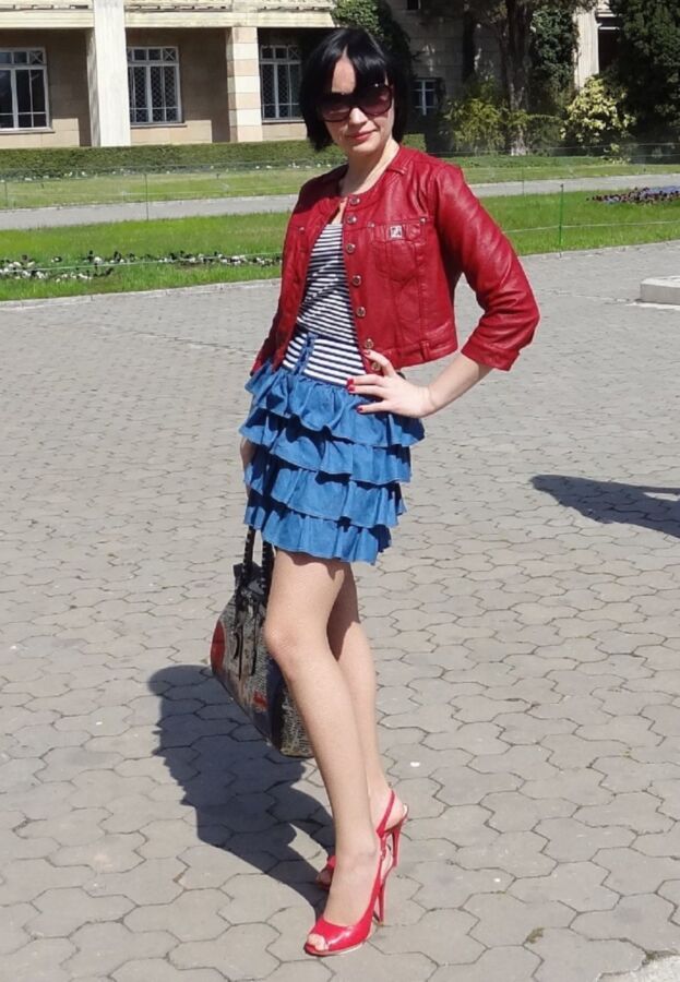 Free porn pics of A walk in a red jacket 20 of 55 pics