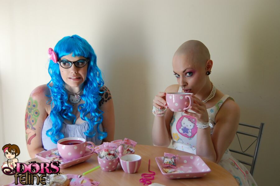 Free porn pics of Dors Feline - tea party 12 of 313 pics