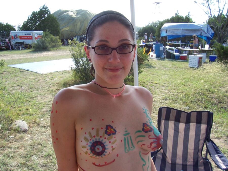 Free porn pics of nerdy party girl showing in public 8 of 75 pics