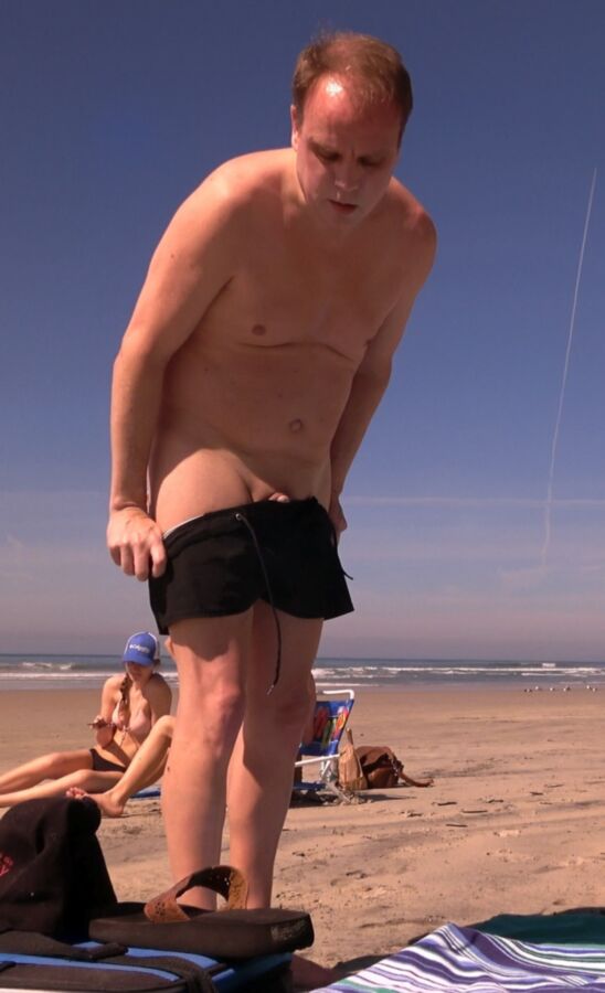 Free porn pics of SPH Beach Guy Super Tiny Dick from Vid Caps 3 of 30 pics
