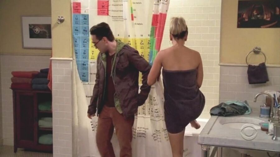 Free porn pics of Kaley Cuoco Nude Wrapped in a Towel Pics 21 of 24 pics