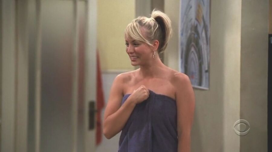 Free porn pics of Kaley Cuoco Nude Wrapped in a Towel Pics 1 of 24 pics