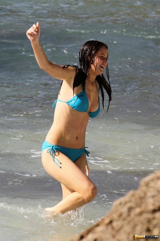 Free porn pics of Jennifer Lawrence - Blue Bikini 12 of 20 pics