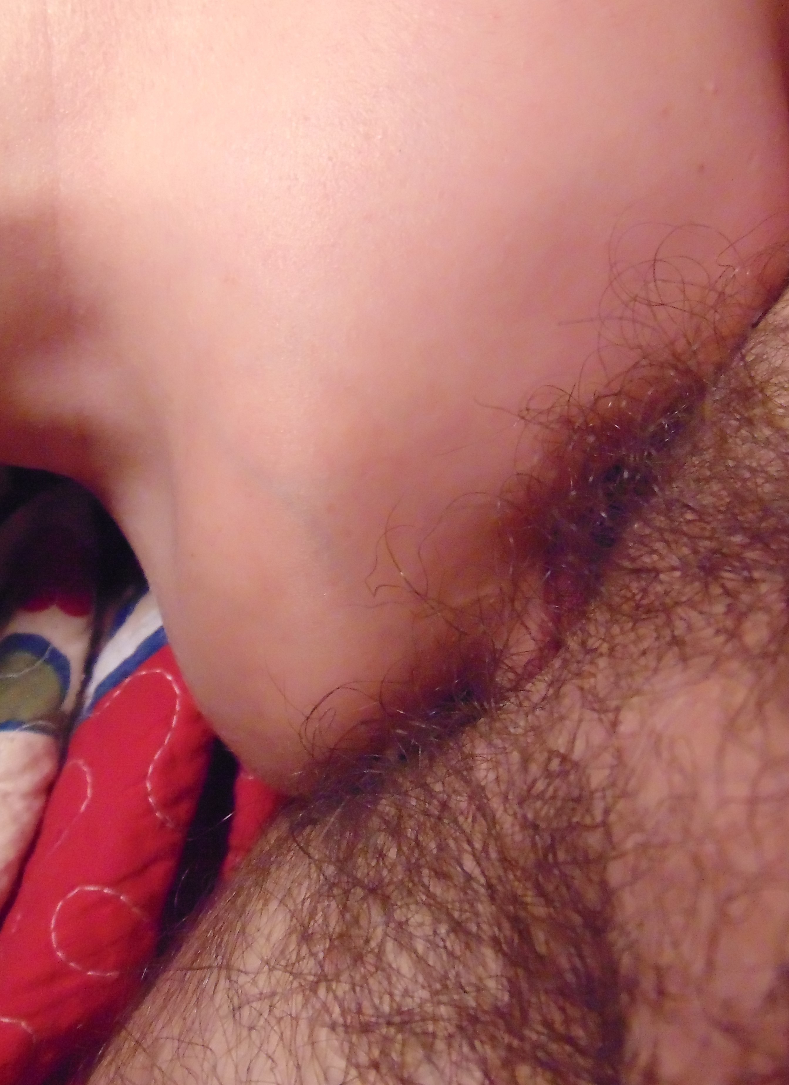 Free porn pics of Wife Licks My Hairy Asshole 3 of 10 pics