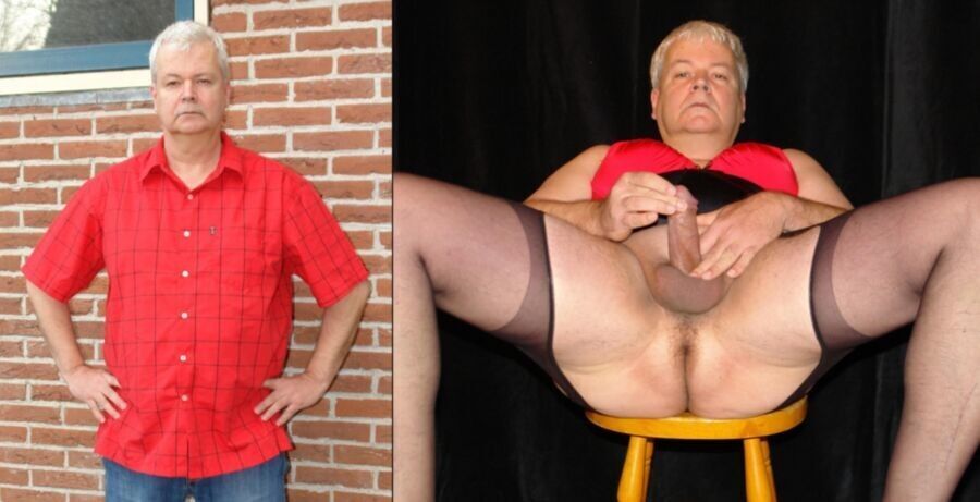 Free porn pics of Dutch sissy faggot before & after 7 of 10 pics