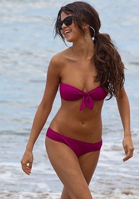 Free porn pics of Selena Gomez - Purple Bikini 4 of 14 pics