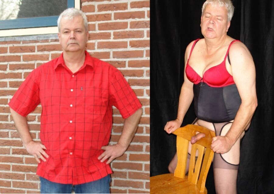 Free porn pics of Dutch sissy faggot before & after 1 of 10 pics