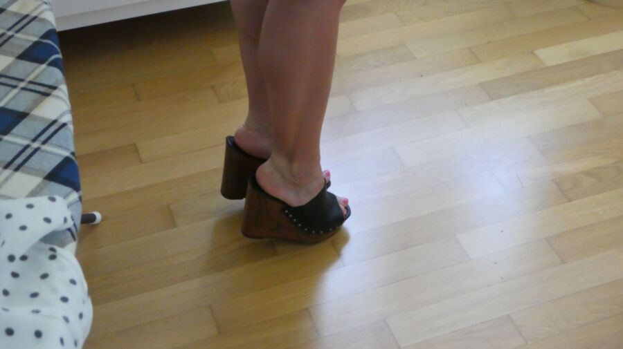 Free porn pics of new shoes from my subby hubby 13 of 14 pics