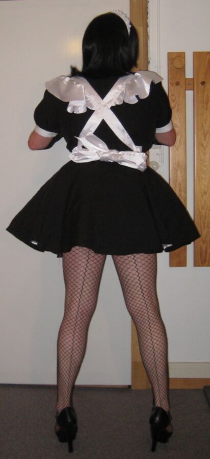 Free porn pics of Transvestite Emily Pinup Girl - French Maid 10 of 23 pics