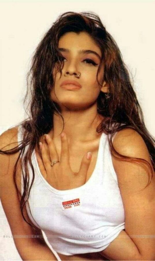 Free porn pics of Raveena Tandon: Gorgeous, Hot Bollywood Celeb Flaunting Curves 3 of 300 pics