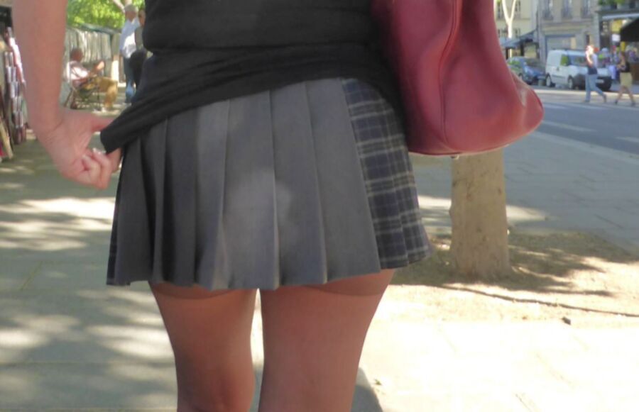 Can too short skirt porn matchless Excellent and too short skirt porn