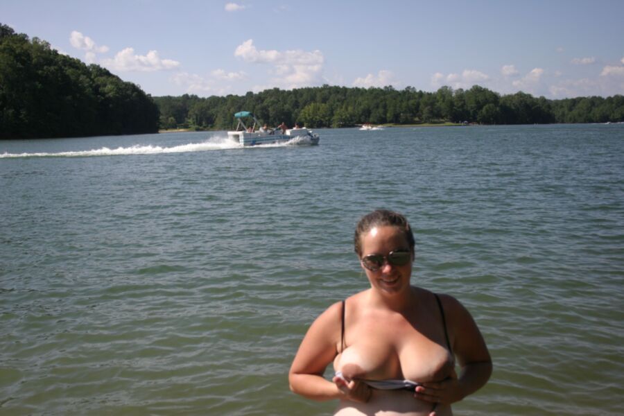 Free porn pics of Pregnant Exhibitionist Slut with Dark Nipples 10 of 115 pics
