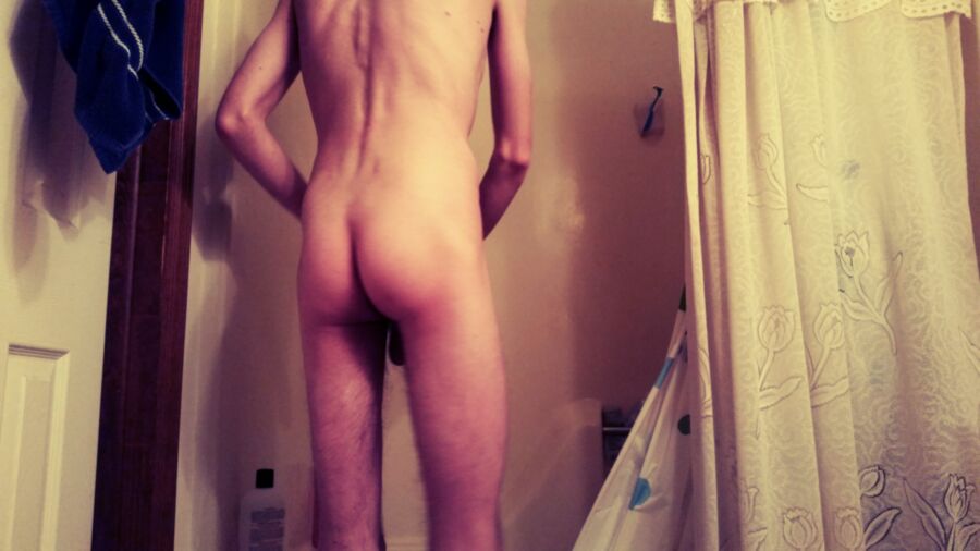 Free porn pics of Skinny Guy Gets In The Shower 20 of 24 pics