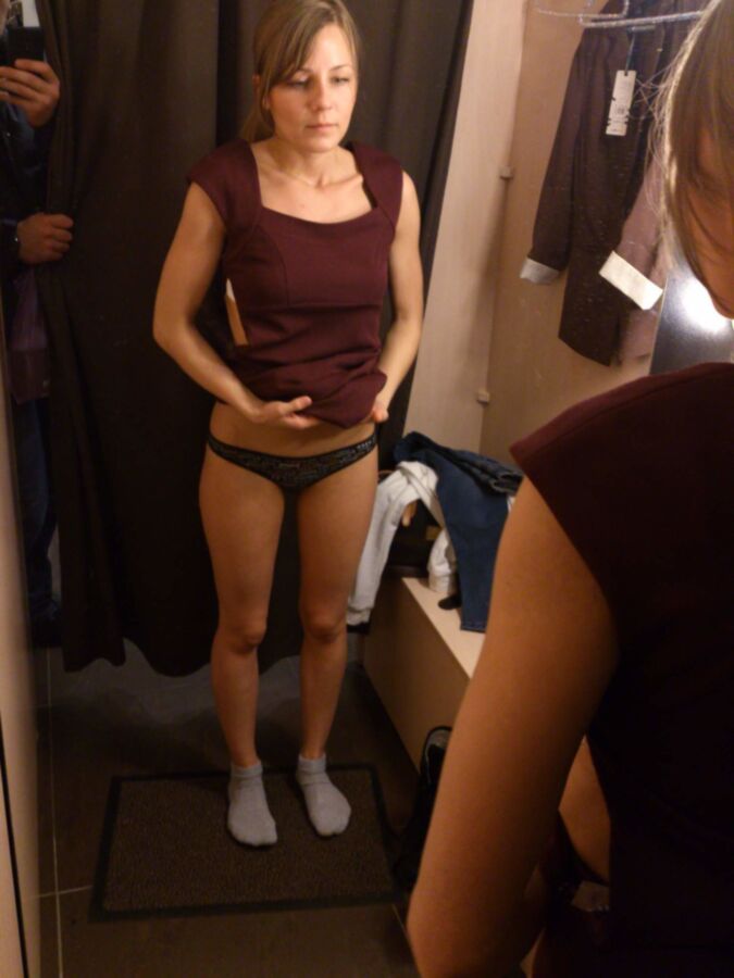 Free porn pics of Sexy Girlfriend in a Changing Room 10 of 16 pics