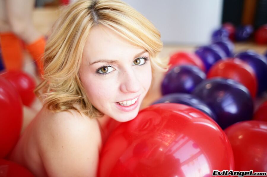 Free porn pics of Lexi Belle balloons with Belladona 11 of 30 pics