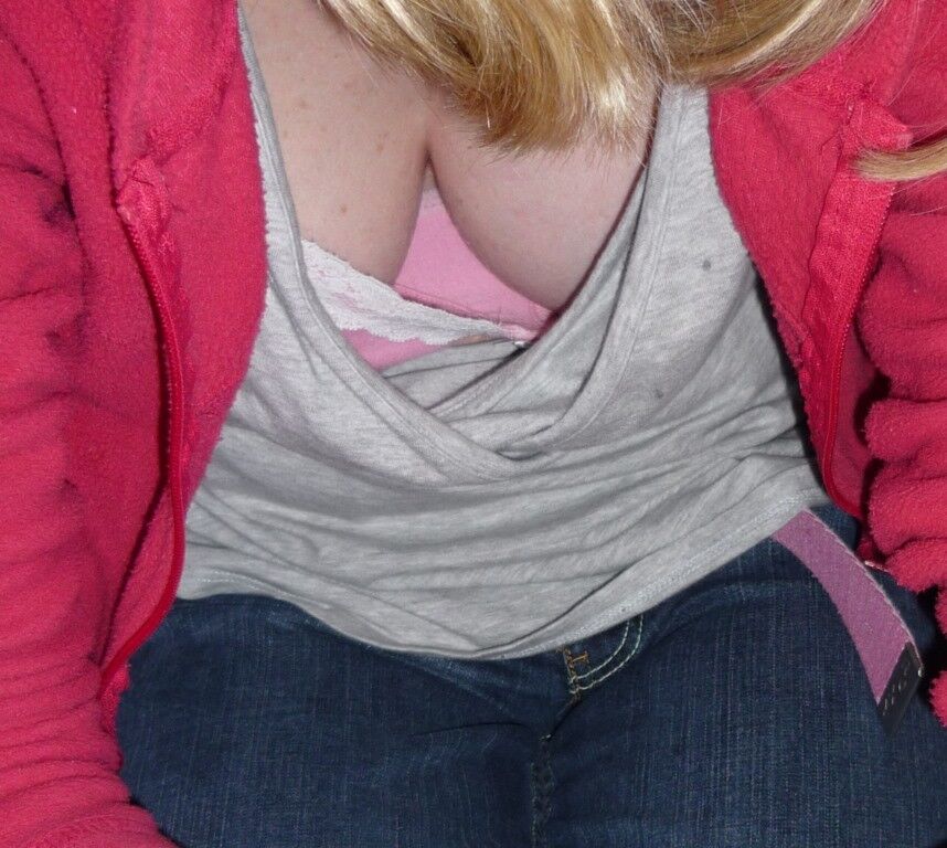 Free porn pics of Sexy SLUTS Cleavage 13 of 26 pics