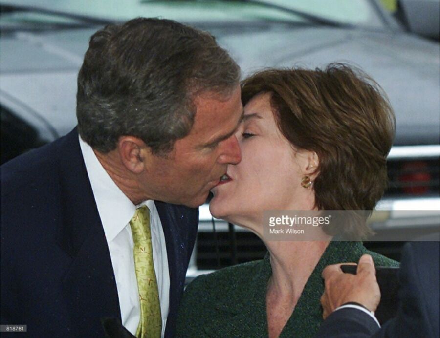 Free porn pics of gilf Laura Bush prude style and heels 9 of 21 pics