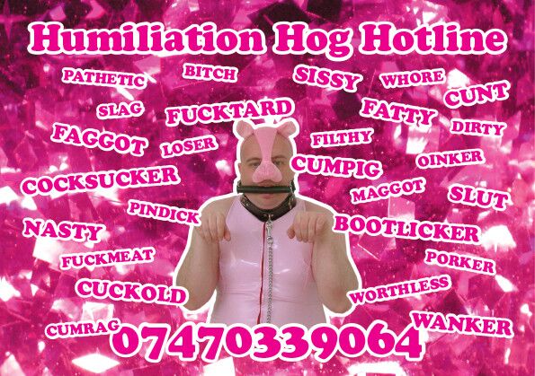 Free porn pics of Humiliation Hog Hotline 2 of 6 pics