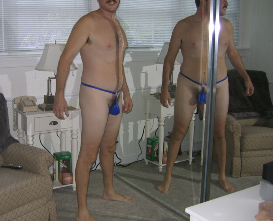 Free porn pics of Hairy blue brief 3 of 7 pics