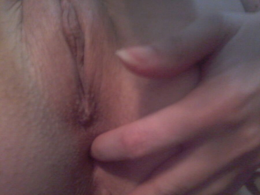 Free porn pics of My wife. Finger in anal and streched pussylips. 6 of 13 pics