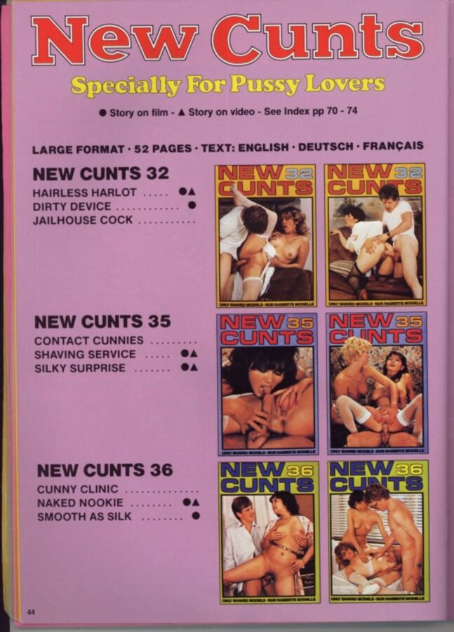 Free porn pics of Vintage magazine and video catalogue 7 of 125 pics