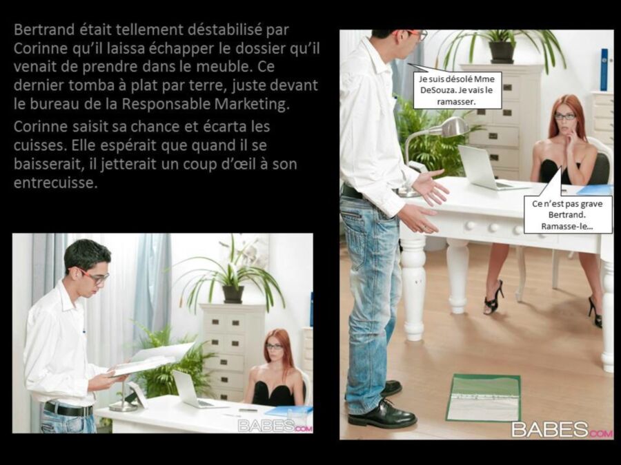 Free porn pics of Histoire: Le premier jour du stagiaire (french captions) 9 of 28 pics