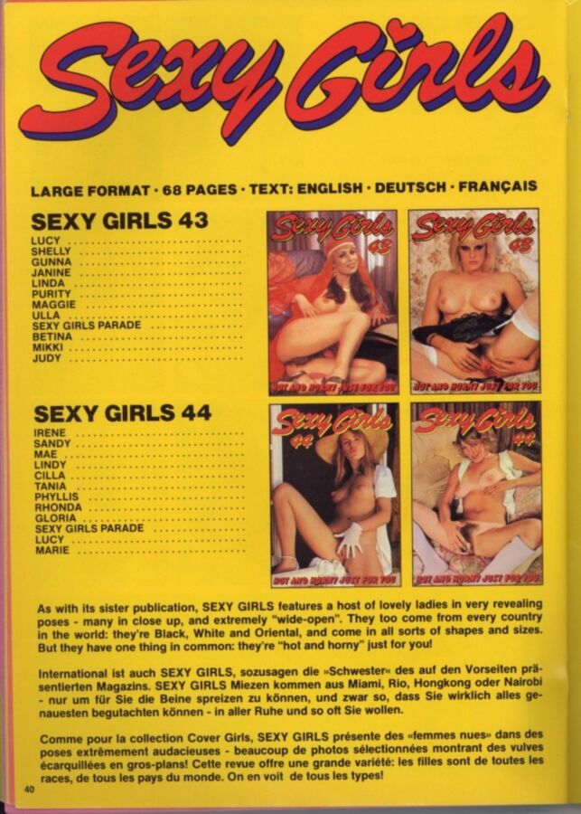 Free porn pics of Vintage magazine and video catalogue 6 of 125 pics